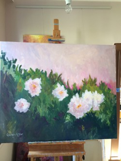 Peonies - finished picture