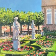 Rosengarten im Juni