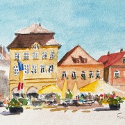 Forchheim Blick zur Hauptstrasse