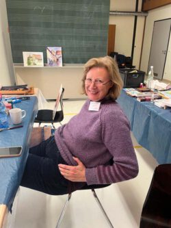 Rosemary Kessler schwer am arbeiten